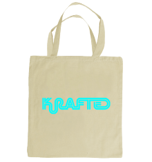 LOGO BLUE/NATURAL TOTE