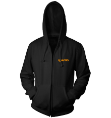 LOGO ORANGE/BLACK ZIP
